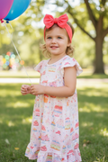 Happy Birthday Milk Silk dress