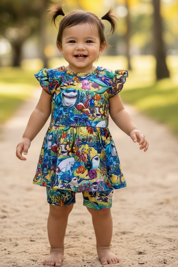 Sugar swan brand bamboo Peekaboo twirl.