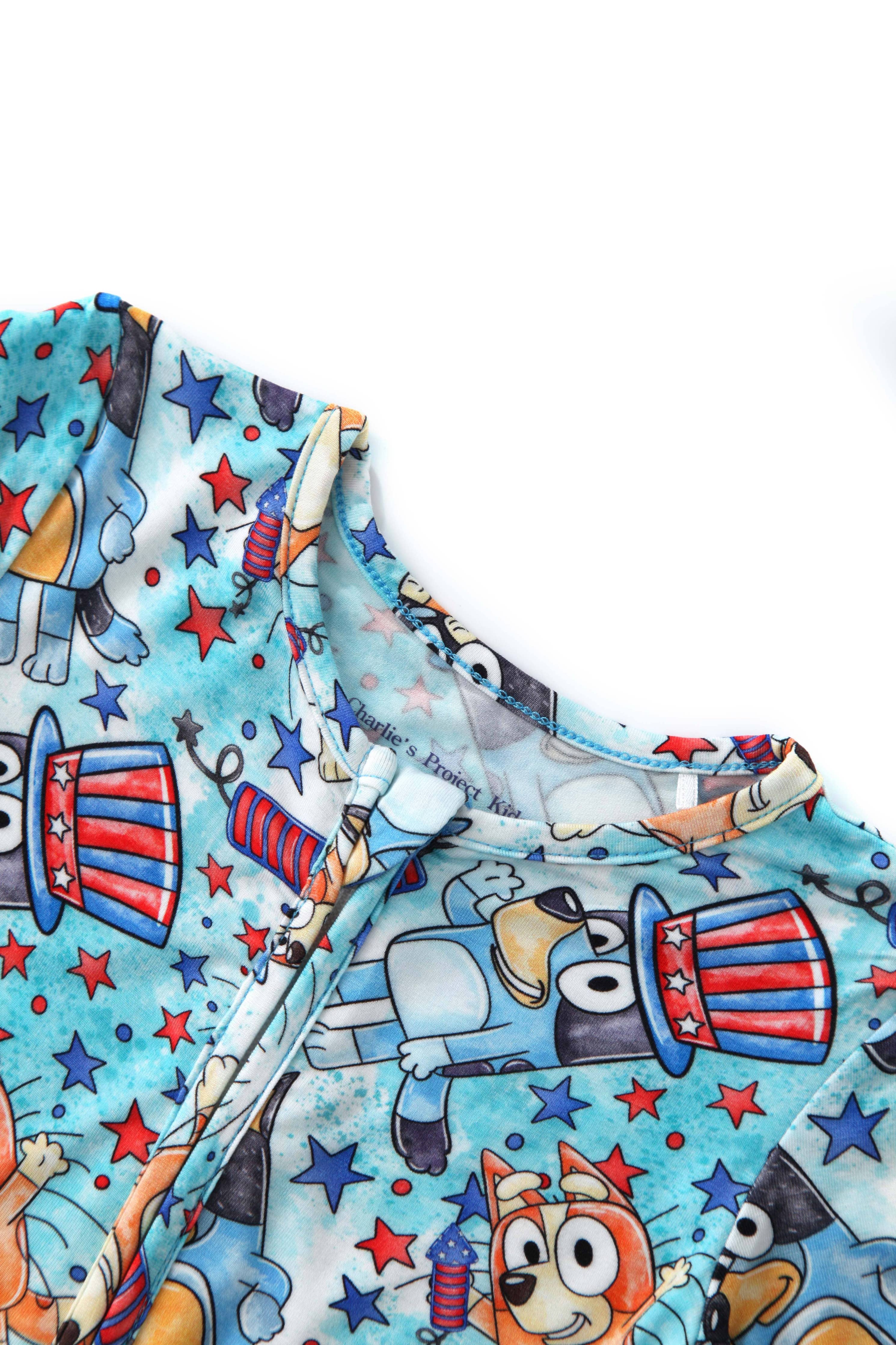 PoshTOT Pups Bamboo Baby Convertible Zippy Romper